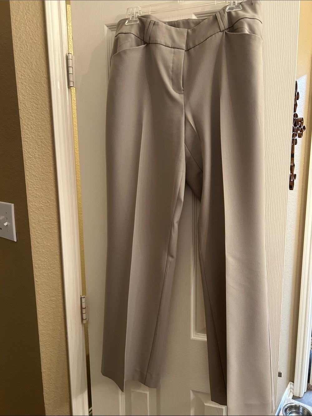 Alfani Neutral Beige Dress Pants - worn once, wide leg.
